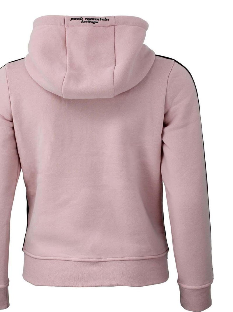 Sweat zippé à capuche   ALICE - PEAK MOUNTAIN Rose - Kiabi