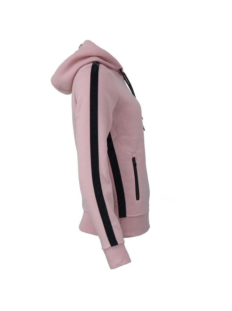 Sweat zippé à capuche   ALICE - PEAK MOUNTAIN Rose - Kiabi