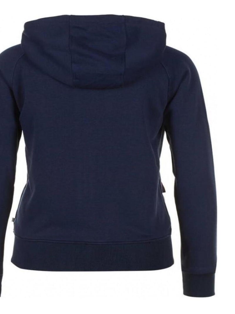 Sweat zippé à capuche   ANDORE - PEAK MOUNTAIN Bleu marine - Kiabi