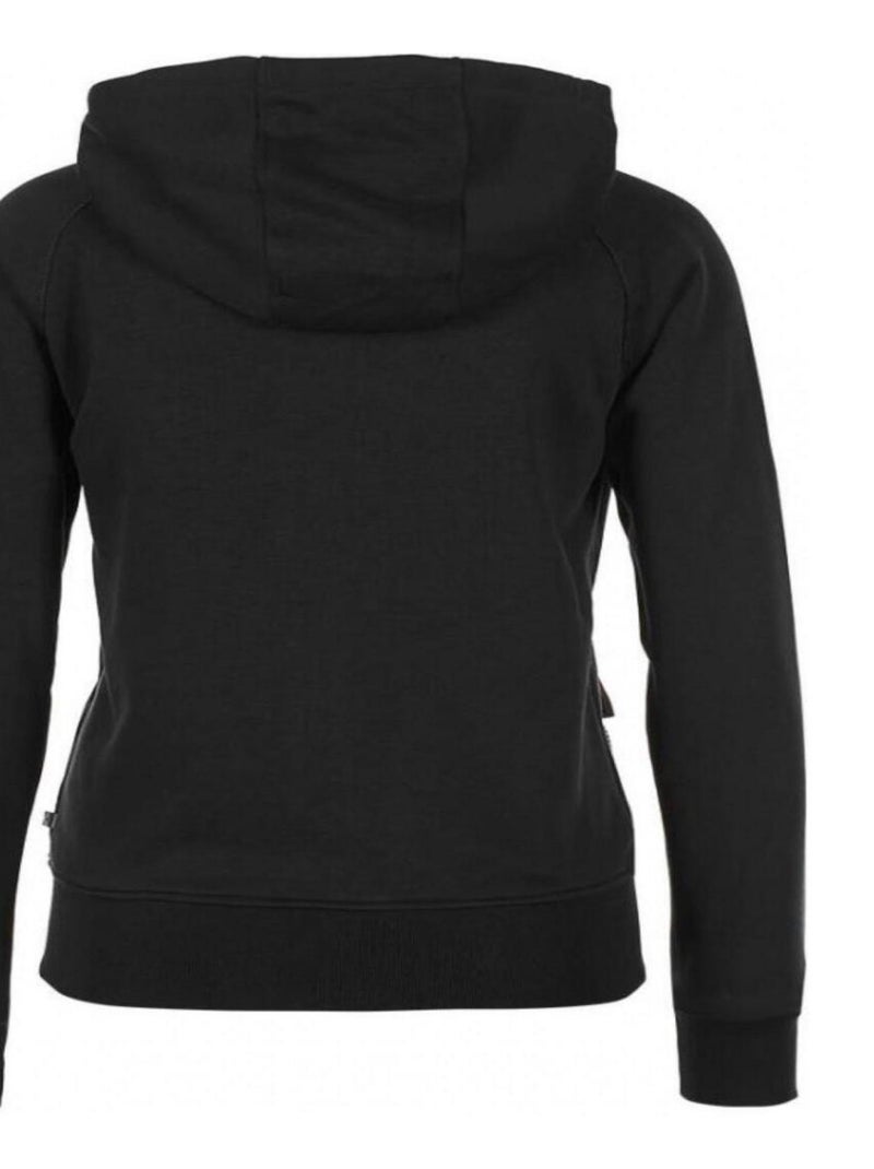 Sweat zippé à capuche   ANDORE - PEAK MOUNTAIN Noir Noir - Kiabi