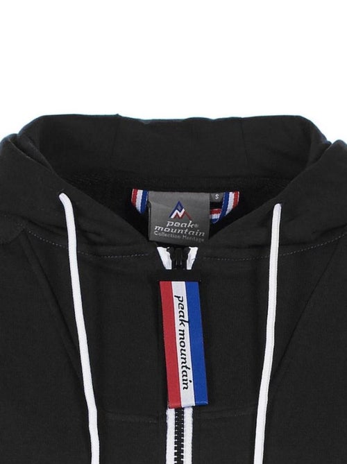 Sweat zippé à capuche ANDORE - PEAK MOUNTAIN - Kiabi Sweat zippé à capuche ANDORE - PEAK MOUNTAIN - Kiabi