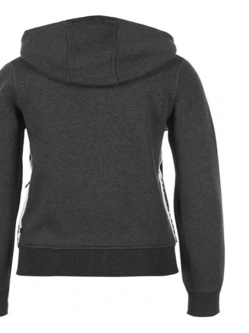Sweat zippé à capuche   ARGENTIERE - PEAK MOUNTAIN Gris - Kiabi