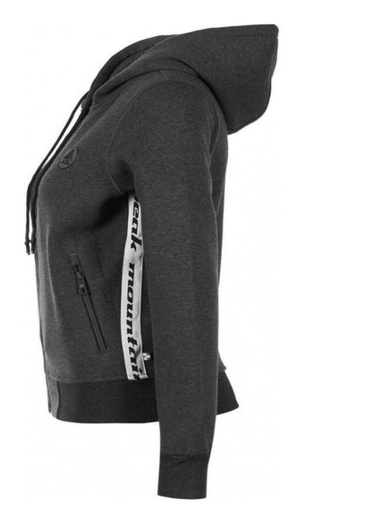 Sweat zippé à capuche   ARGENTIERE - PEAK MOUNTAIN Gris - Kiabi