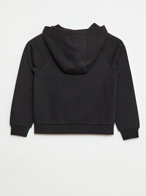 Sweat zippé à capuche avec ouverture zippée avec aimant - So Easy - Kiabi