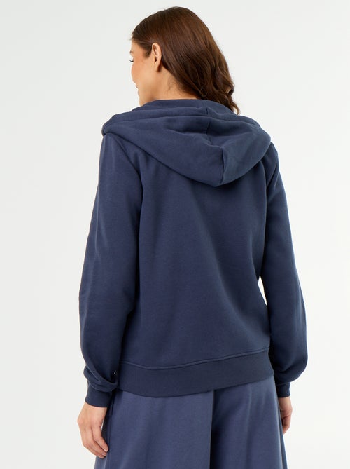 Sweat zippé à capuche basique - Kiabi Sweat zippé à capuche basique - Kiabi