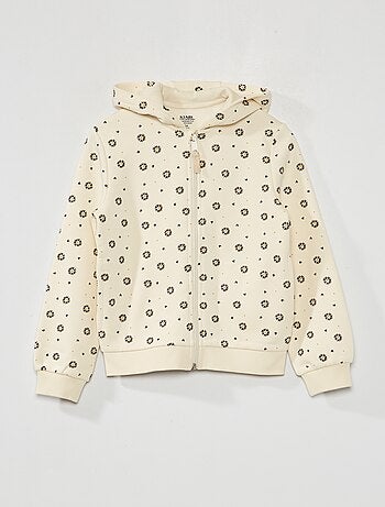 Sweat zippé à capuche - Kiabi