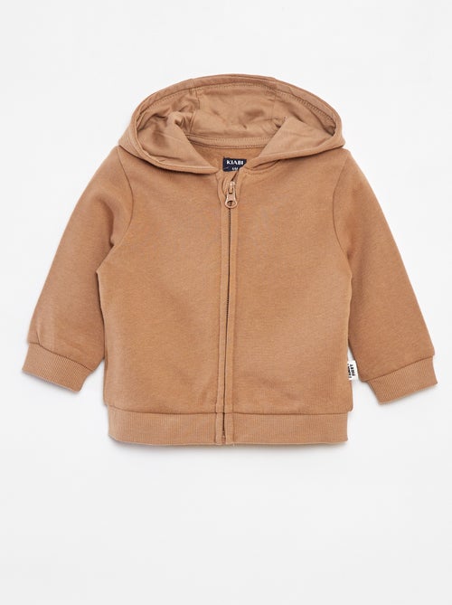Sweat zippé à capuche - Kiabi