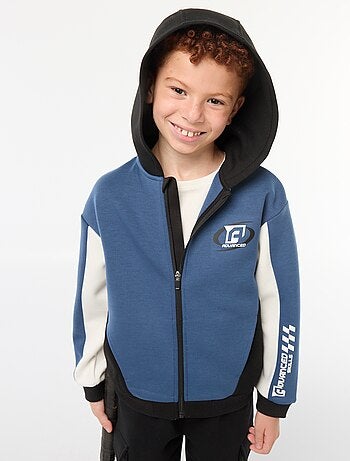 Sweat zippé à capuche