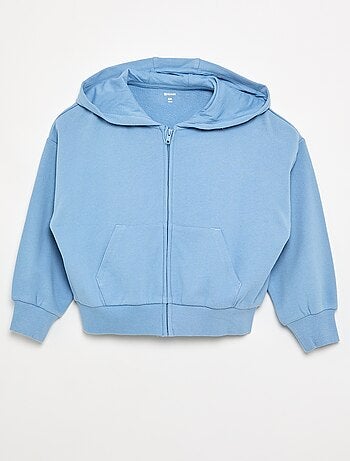 Sweat zippé à capuche