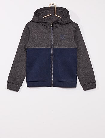Sweat zippé à capuche