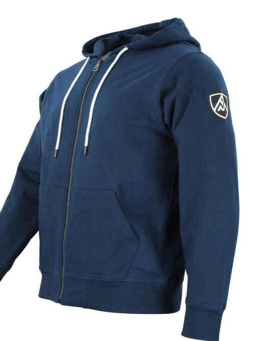 Sweat zippé à capuche   CAGE - PEAK MOUNTAIN - Kiabi