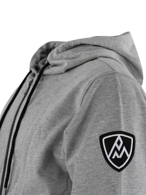 Sweat zippé à capuche   CAGE - PEAK MOUNTAIN - Kiabi