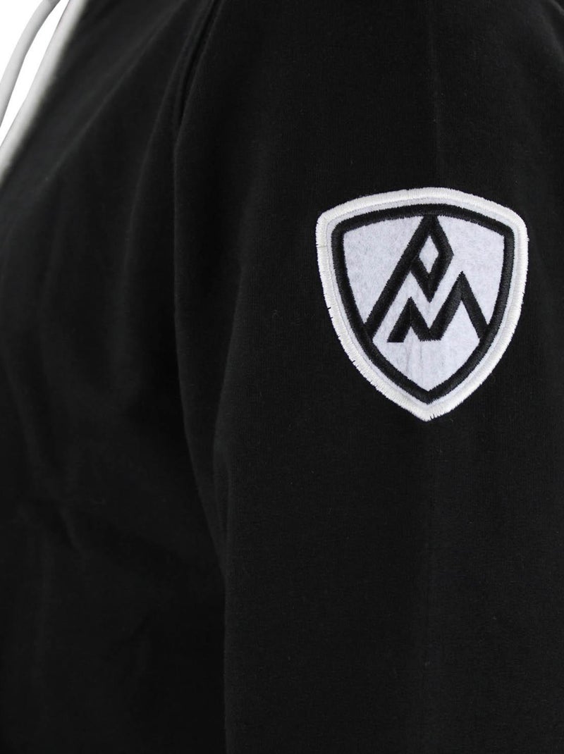 Sweat zippé à capuche   CAGE - PEAK MOUNTAIN Noir Noir - Kiabi