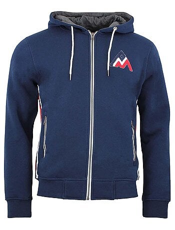 Sweat zippé à capuche CHARLES - PEAK MOUNTAIN