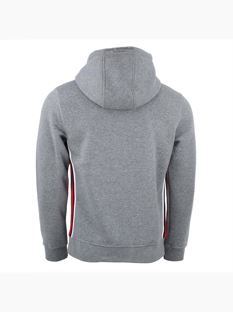 Sweat zippé à capuche   CHARLES - PEAK MOUNTAIN Gris clair - Kiabi