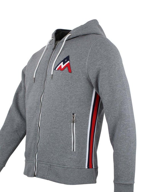 Sweat zippé à capuche   CHARLES - PEAK MOUNTAIN - Kiabi