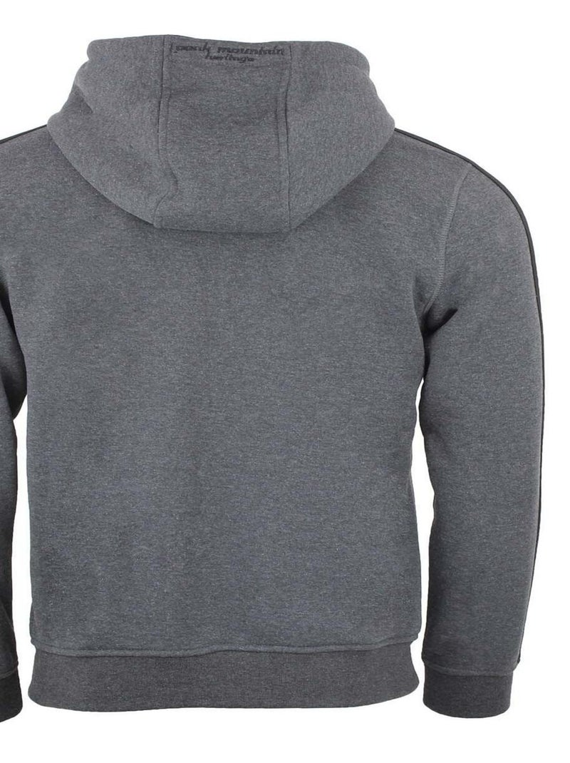 Sweat zippé à capuche   CYRIL - PEAK MOUNTAIN Gris foncé - Kiabi
