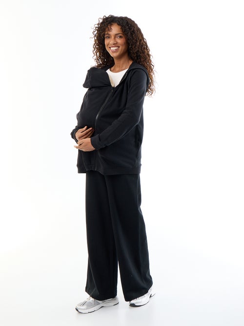 Sweat zippé à capuche d'allaitement - Kiabi Sweat zippé à capuche d'allaitement - Kiabi
