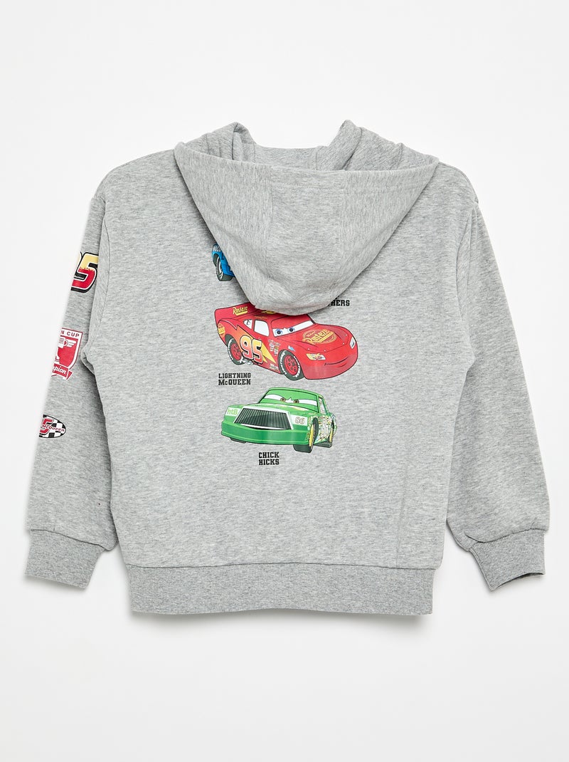 Sweat zippé à capuche 'Disney' 'Cars' Gris - Kiabi