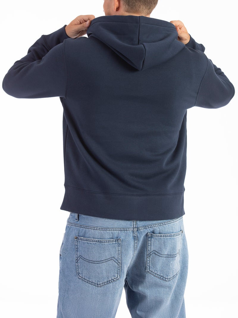 Sweat zippé à capuche DJANGO  'Rica Lewis' Bleu - Kiabi