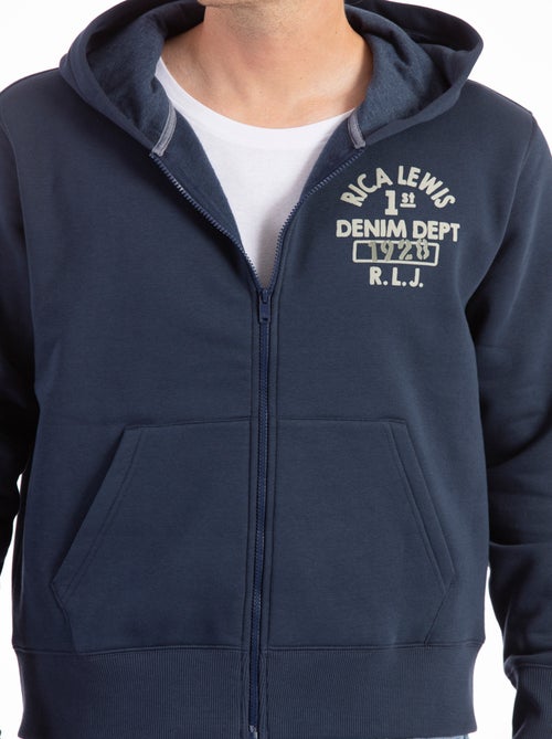 Sweat zippé à capuche DJANGO  'Rica Lewis' - Kiabi