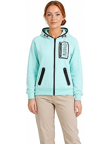 Sweat zippé à capuche doublée fonaldeak – canadian peak