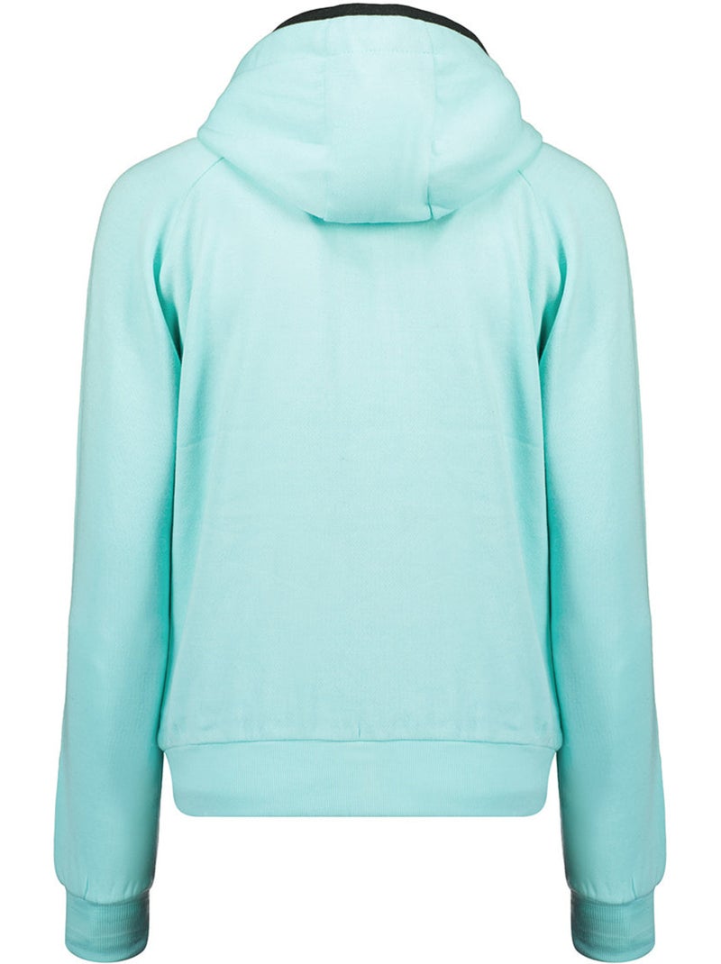 Sweat zippé à capuche doublée fonaldeak – canadian peak Bleu clair - Kiabi