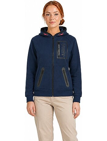 Sweat zippé à capuche doublée fonaldeak – canadian peak