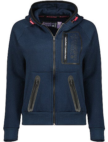 Sweat zippé à capuche doublée fonaldeak – canadian peak
