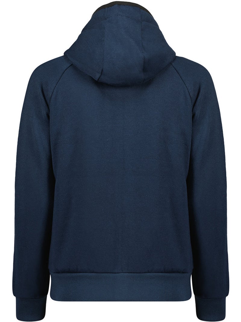 Sweat zippé à capuche doublée fonaldeak – canadian peak Bleu marine - Kiabi