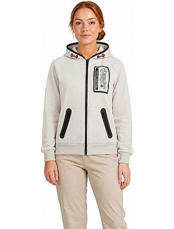 Sweat zippé à capuche doublée fonaldeak – canadian peak