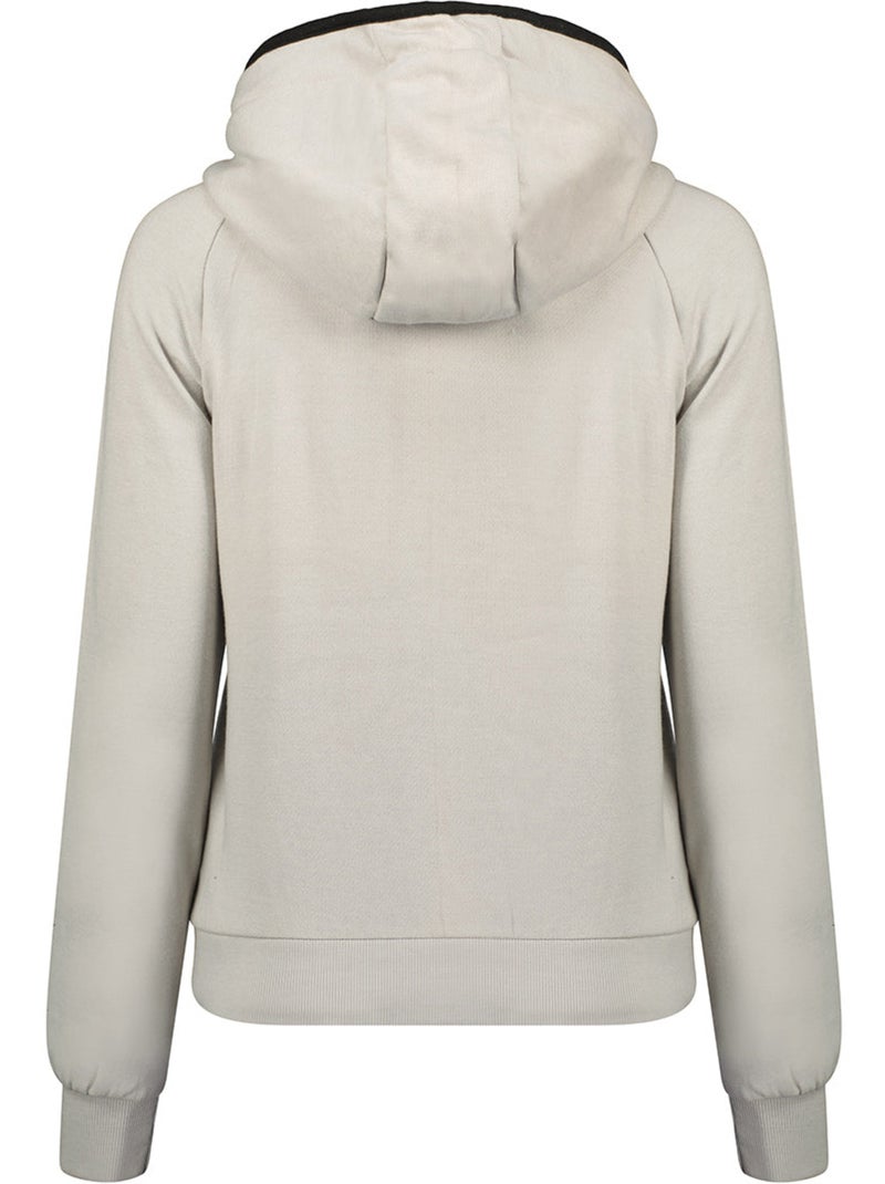 Sweat zippé à capuche doublée fonaldeak – canadian peak Gris clair - Kiabi