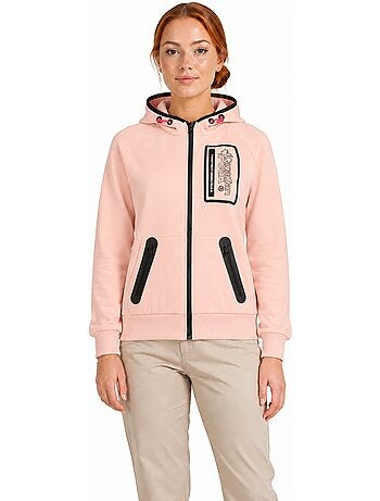 Sweat zippé à capuche doublée fonaldeak – canadian peak
