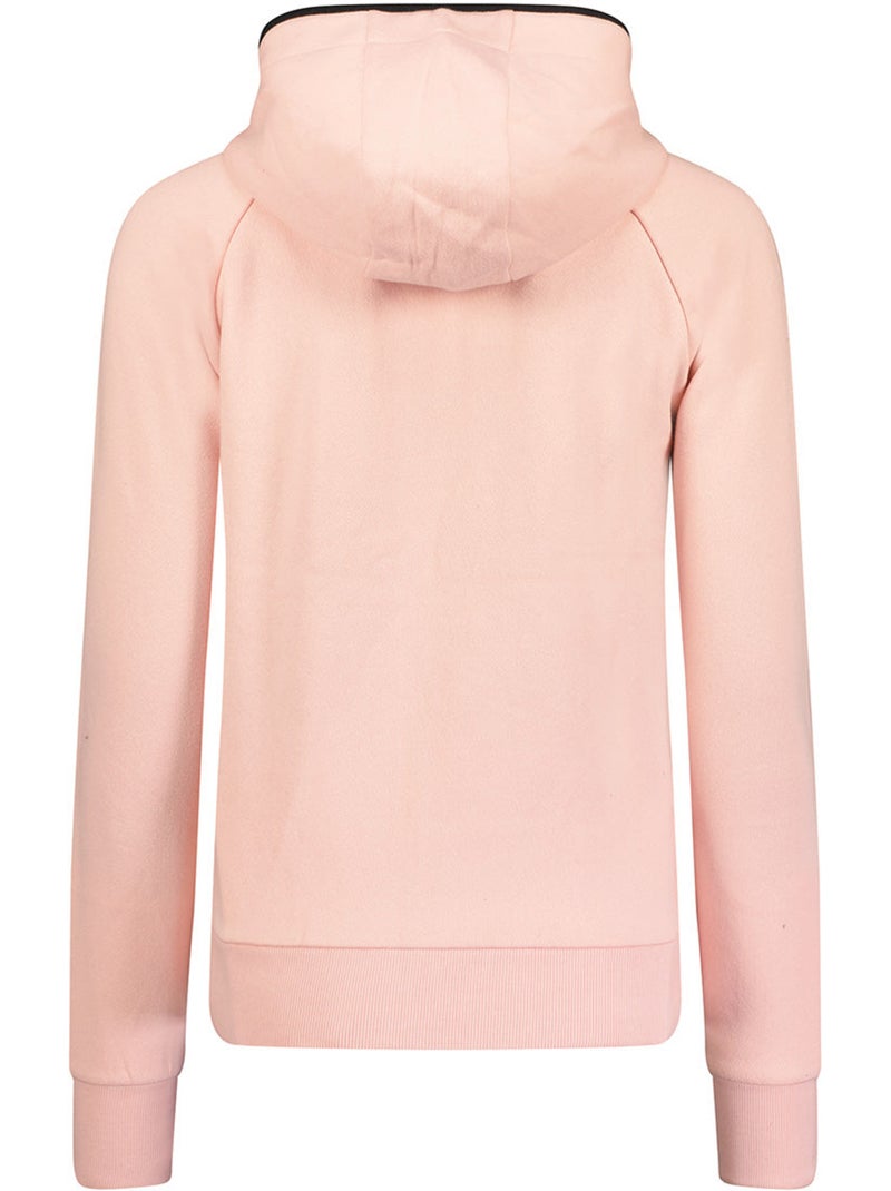 Sweat zippé à capuche doublée fonaldeak – canadian peak Rose clair - Kiabi