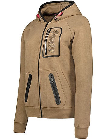 Sweat zippé à capuche doublée fonaldeak – canadian peak