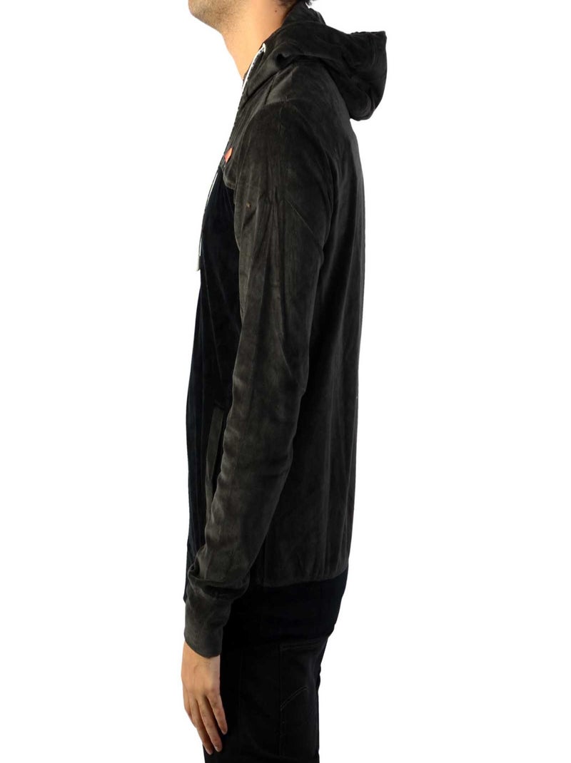 Sweat Zippé à Capuche Ellesse Noir Bleu - Kiabi