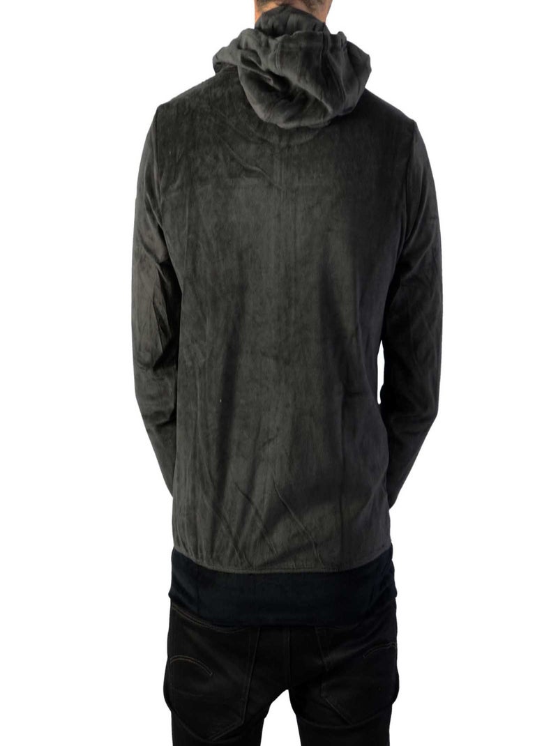 Sweat Zippé à Capuche Ellesse Noir Bleu - Kiabi