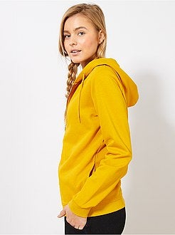 Sweat zippé à capuche en molleton - Kiabi