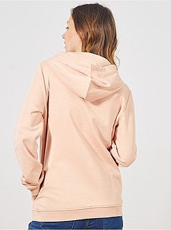 Sweat zippé à capuche en molleton - Kiabi