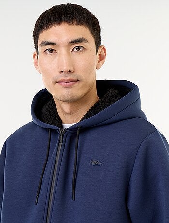 Sweat zippé à capuche en néoprène