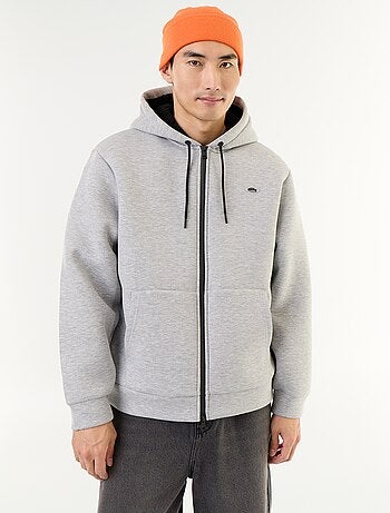 Sweat zippé à capuche en néoprène