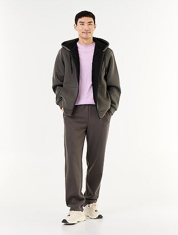 Sweat zippé à capuche en néoprène
