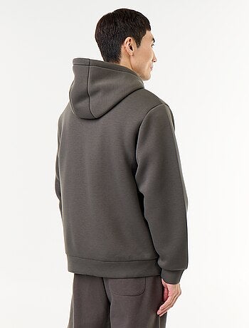Sweat zippé à capuche en néoprène