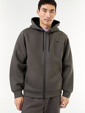Sweat zippé à capuche en néoprène
