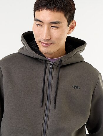 Sweat zippé à capuche en néoprène