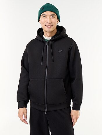 Sweat zippé à capuche en néoprène
