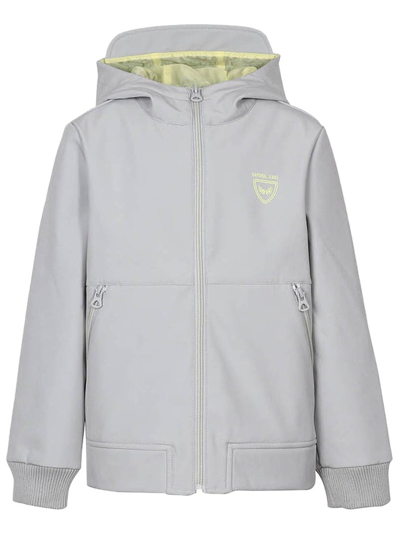 Sweat Zippé à Capuche Enfant Kaporal Ralph Gris - Kiabi