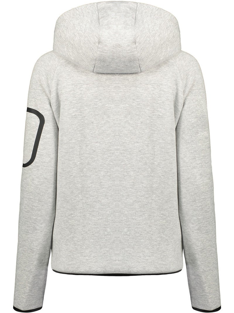 Sweat zippé à capuche fanatic – canadian peak Gris clair - Kiabi