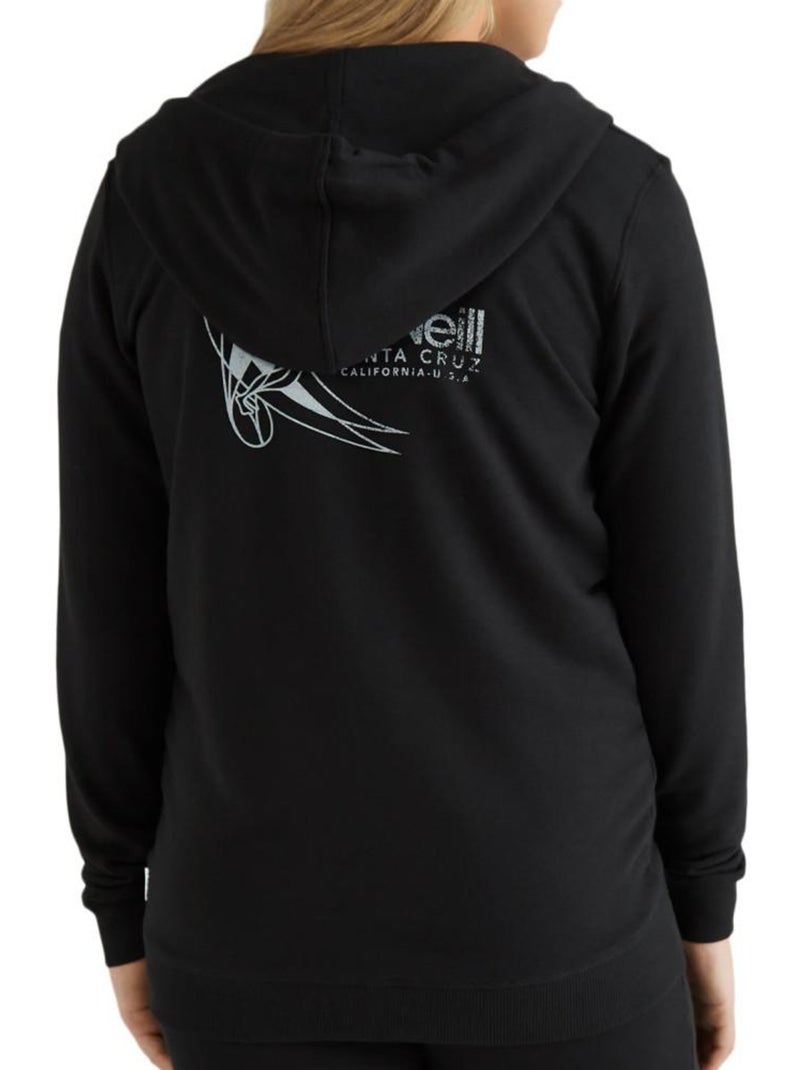 Sweat Zippé à capuche Femme O'Neill Noir - Kiabi