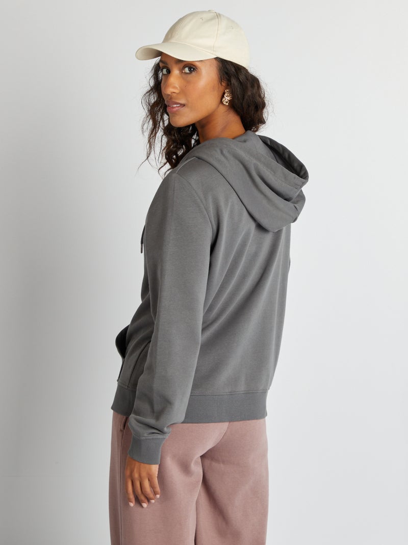 Sweat à Capuche Zippé Intégral Slazenger Femme - Gris - Taille 10